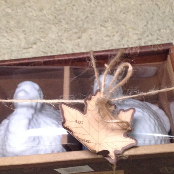 NWOT Turkey/Thanksgiving S&P Shakers; Holiday, Ceramic, Traditional, Thankful - Picture 2 of 5